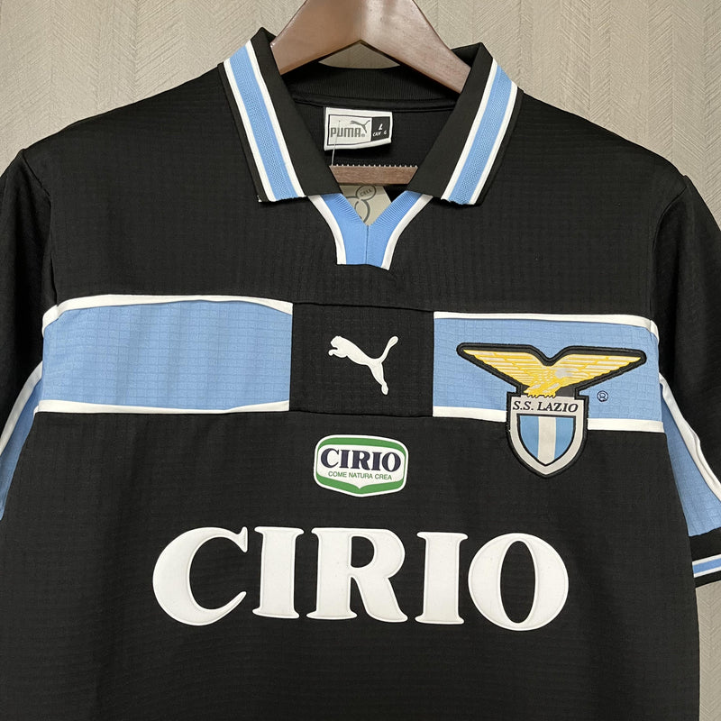 Camisa II Lazio Retrô | 98/99 Puma - Preta e Azul