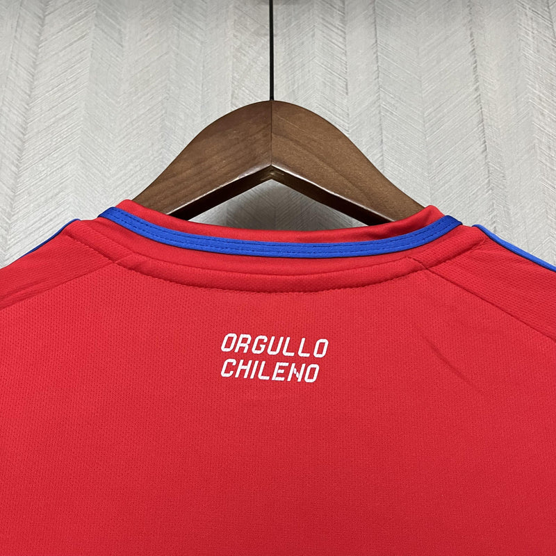 Camisa I Chile | 24/25 Torcedor Adidas - Vermelha