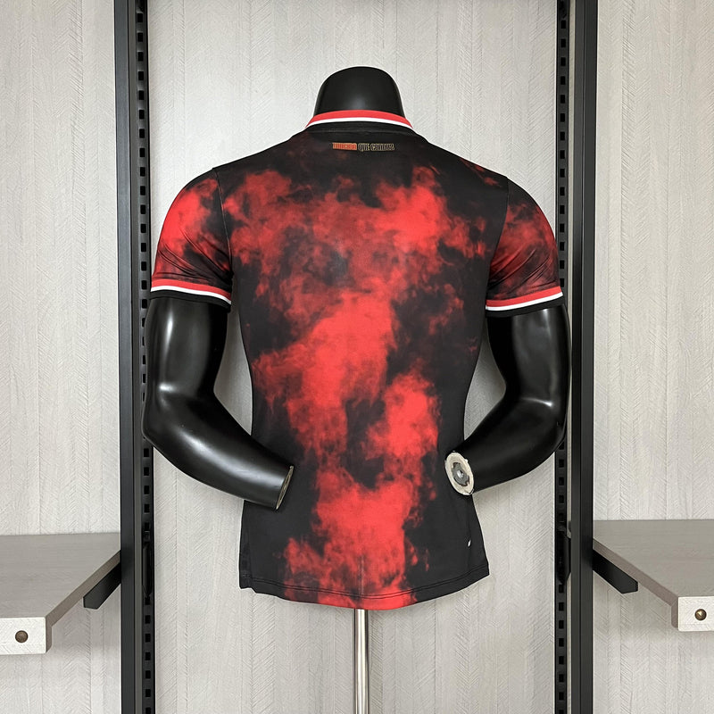 Camisa III São Paulo | 24/25 Modelo Jogador New Balance - Preta e Vermelha