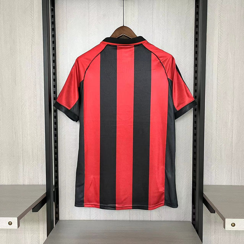 Camisa I Milan Retrô | 98/99 Torcedor Adidas - Vermelha e Preta