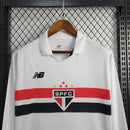 Camisa I São Paulo | 24/25 Torcedor New Balance - Branca (Manga longa)