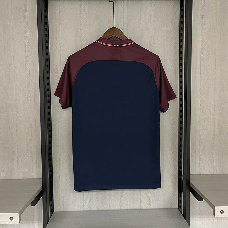 Camisa I PSG Retrô | 17/18 Nike - Azul