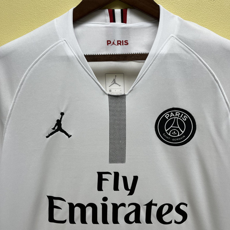 Camisa PSG Retrô | 18/19 Torcedor Jordan - Branca - Manga Longa