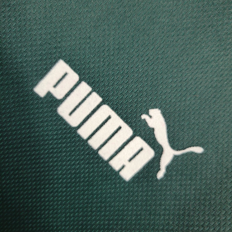 Camisa I Marrocos Retrô | 1998 Puma - Verde e Vermelha - Manga Longa