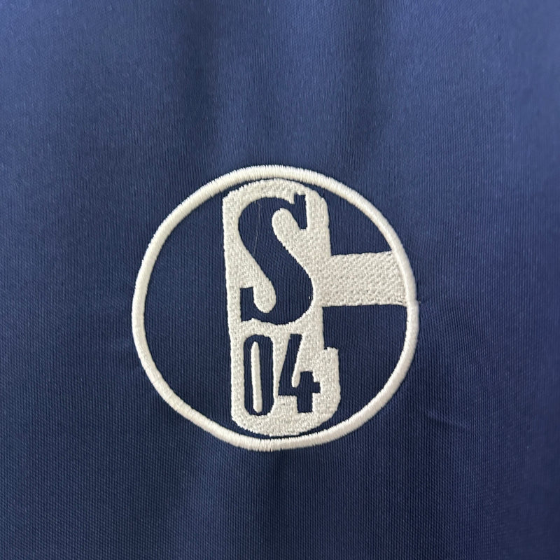 Camisa II Schalke 04 Retrô | 10/11 Adidas - Azul
