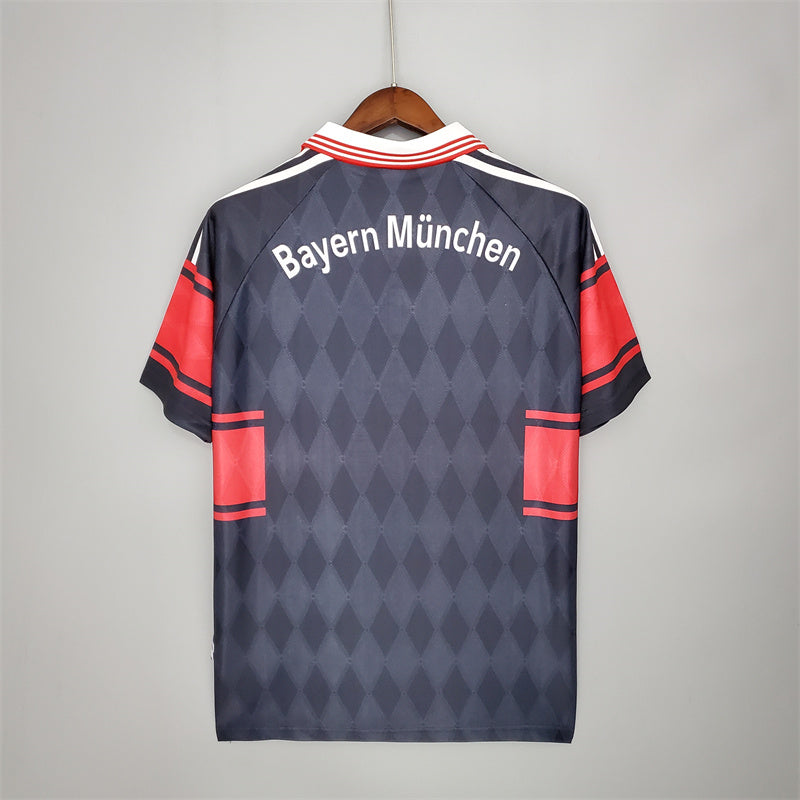 Camisa I Bayern de Munique Retrô | 1997/99 Adidas - Azul e Vermelha
