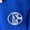 Camisa I Schalke 04 Retrô | 10/11 Adidas - Azul e Branca