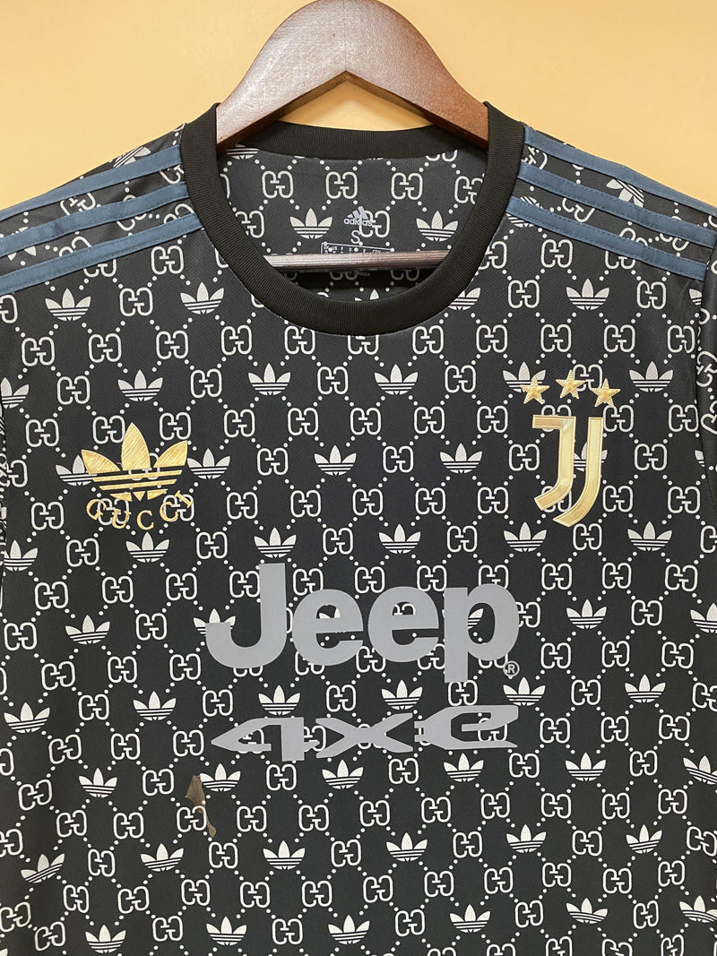 Camisa Gucci x Juventus | 22/23 Torcedor Gucci - Preta