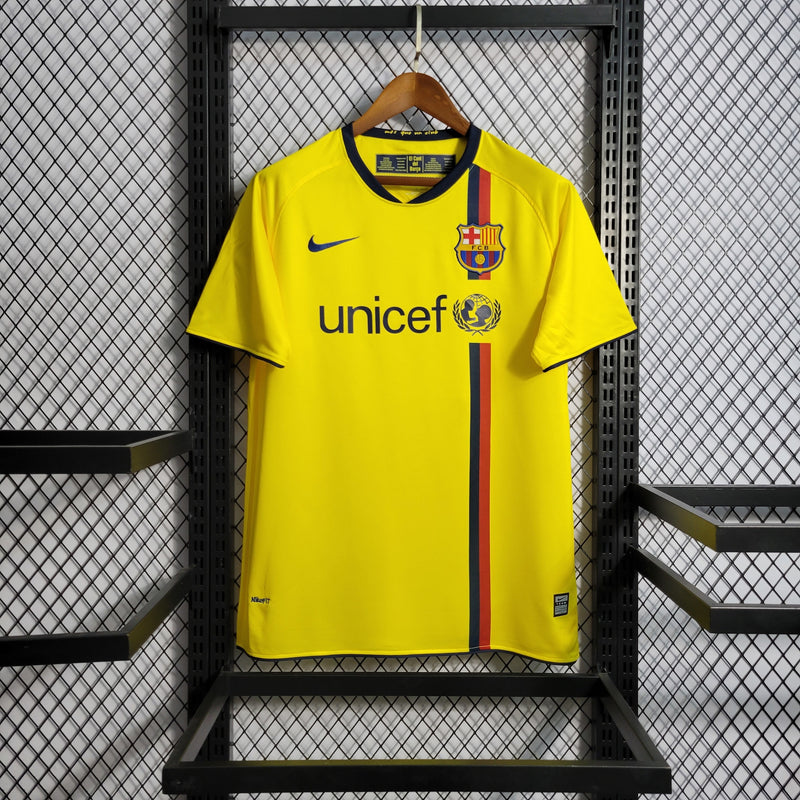 Camisa II Barcelona Retrô | 08/09 Nike - Amarela