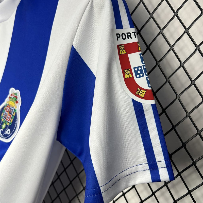 Camisa I Porto Retrô | 86/87 Adidas - Azul e Branca