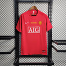 Camisa Champions League Manchester United Retrô | 07/08 Nike - Vermelha
