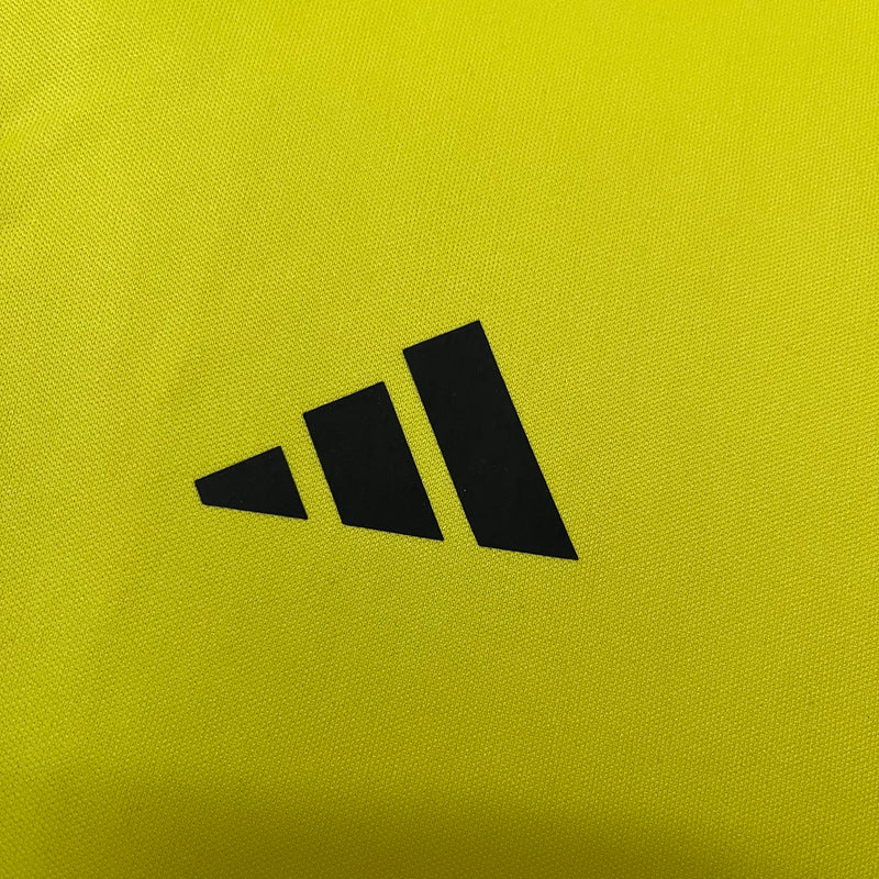 Camisa de Treino Flamengo | 24/25 Torcedor Adidas - Amarela e Cinza - Feminina