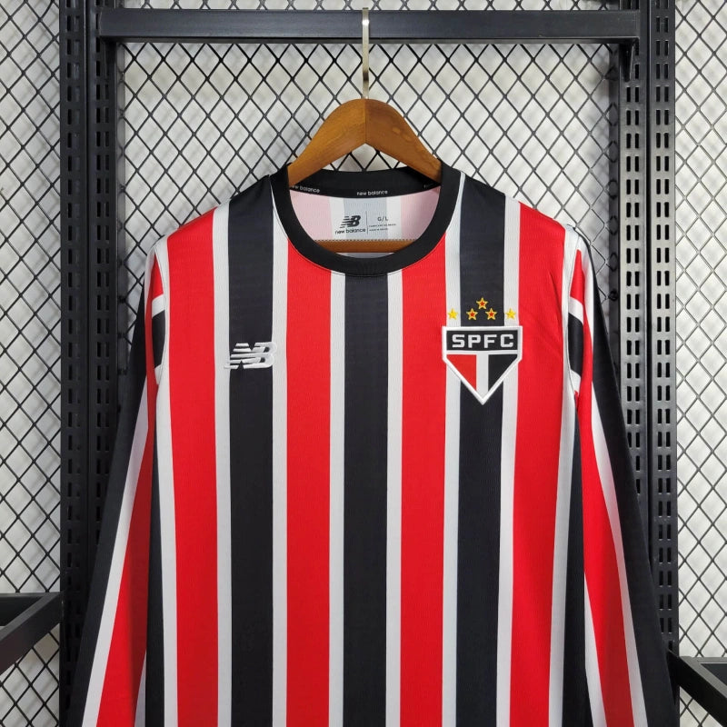 Camisa II São Paulo | 24/25 Torcedor New Balance - Tricolor (Manga longa)
