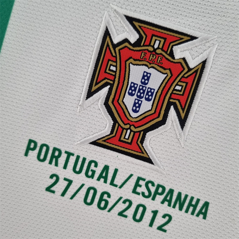 Camisa II Portugal Retrô | 2012 Torcedor Nike - Branca - Manga Longa