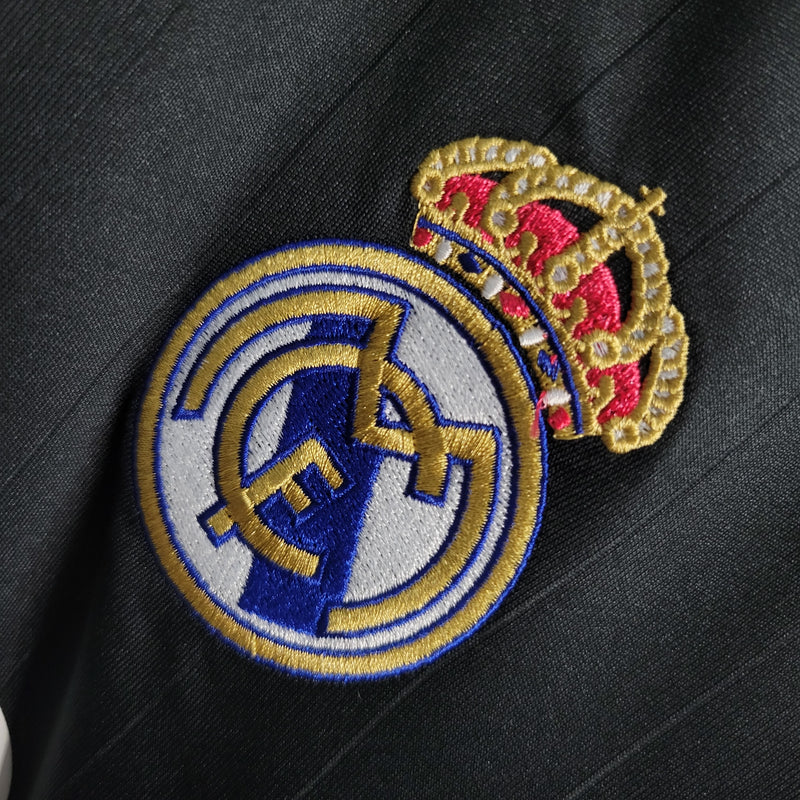 Camisa II Real Madrid Retrô | 06/07 Adidas - Preta - Manga Longa