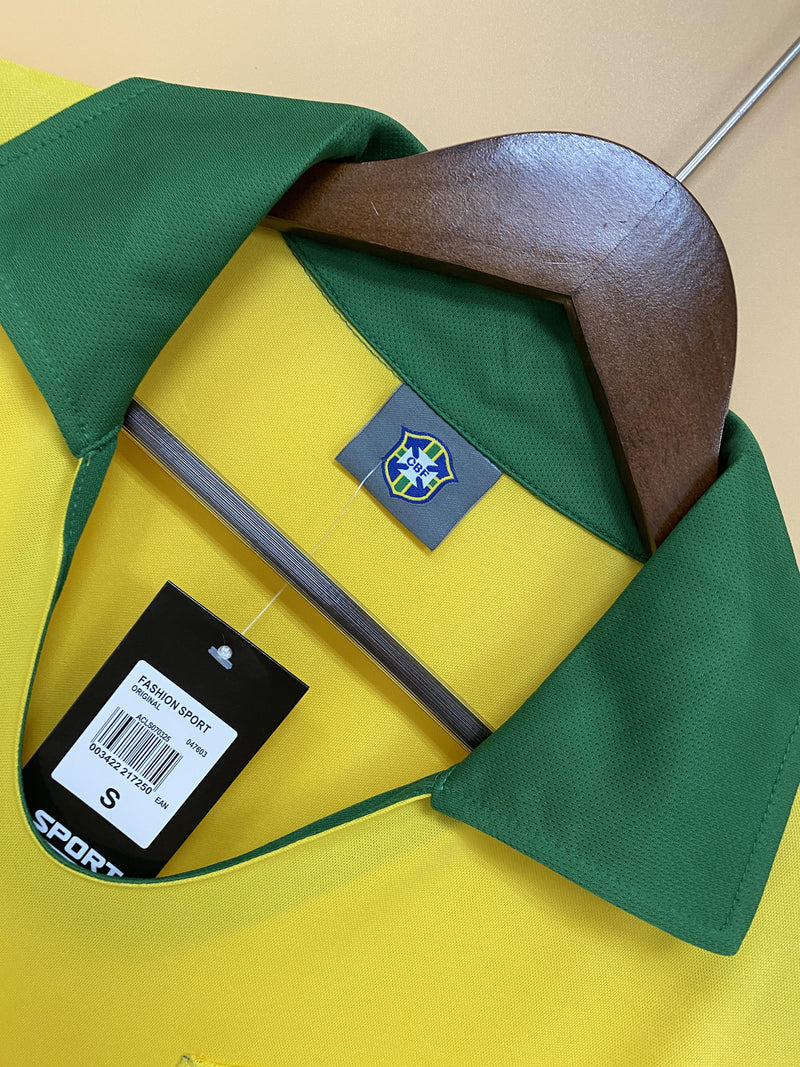 Camisa I Brasil Retrô | 1958 Torcedor - Amarela