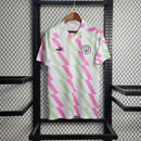 Camisa Pré Jogo Manchester City | 23/24 Torcedor Puma - Branca Verde e Rosa