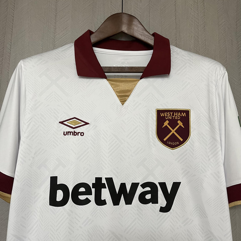 Camisa III West Ham | 24/25 Torcedor Umbro - Branca