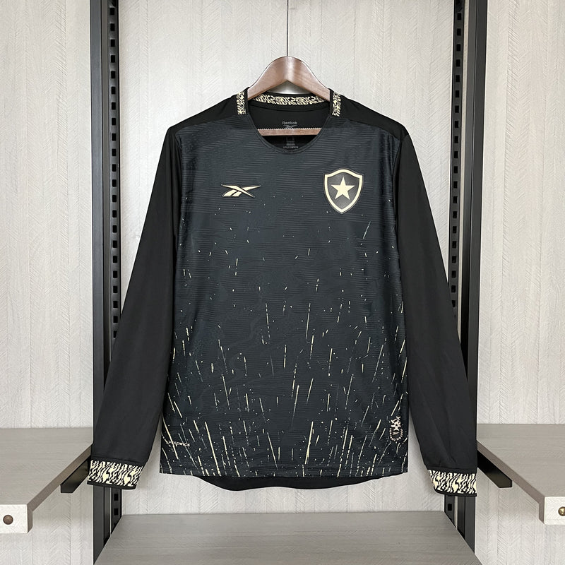 Camisa II Botafogo | 24/25 Torcedor Reebok - Preta - Manga Longa