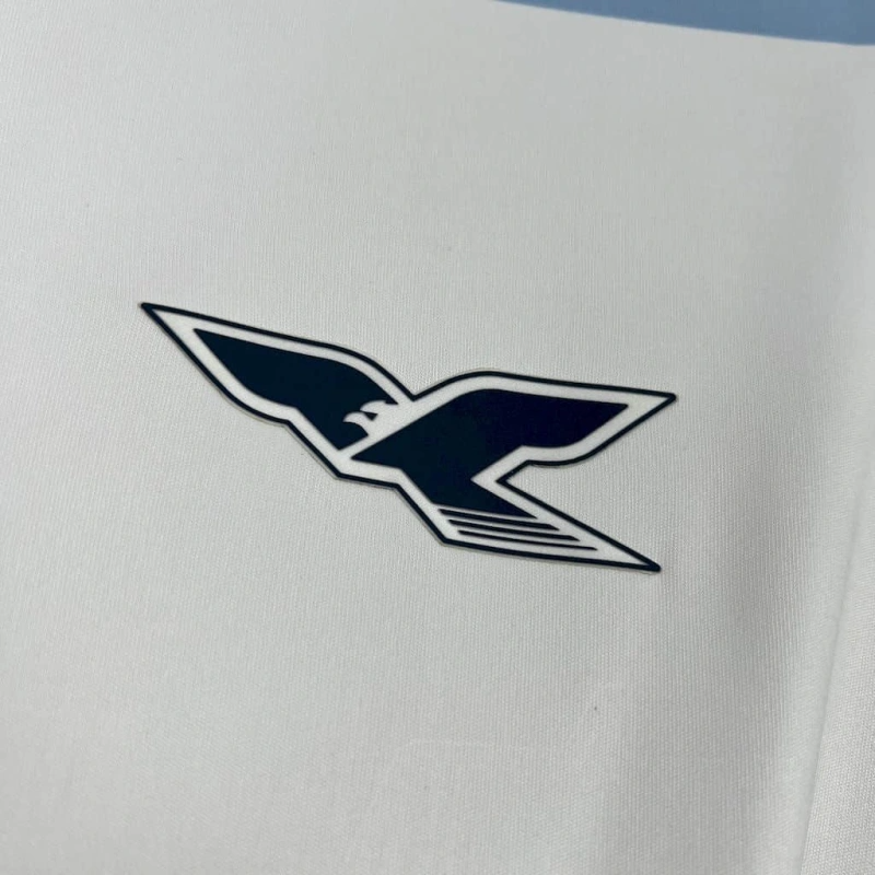 Camisa Aniversário Lazio | 24/25 Torcedor Mizuno - Branca e Azul
