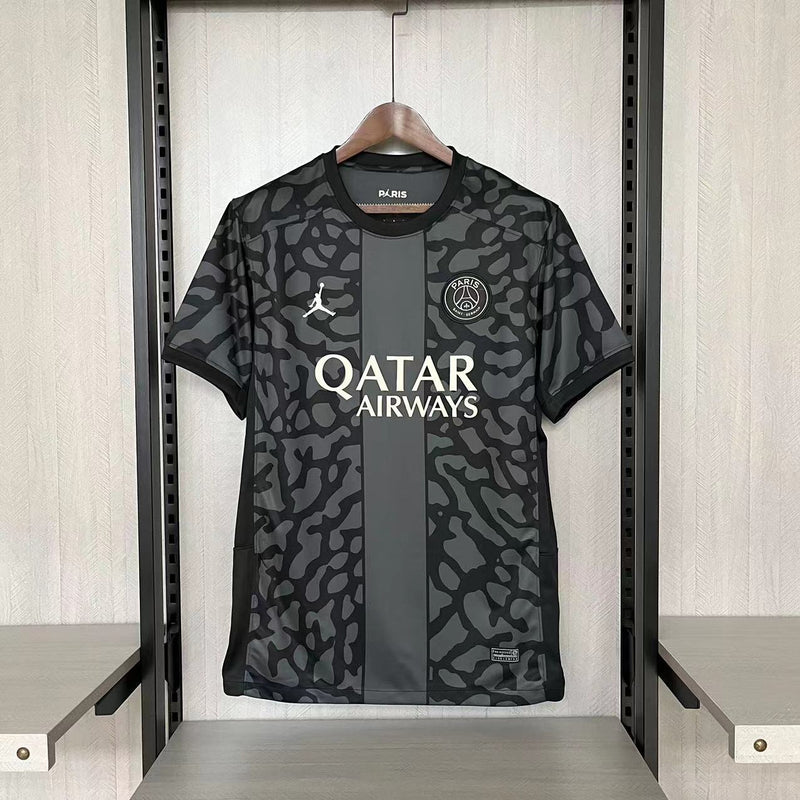 Camisa III PSG | 23/24 Torcedor Jordan - Preta