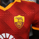 Camisa I Roma | 24/25 Modelo Jogador Adidas - Vermelha e Laranja