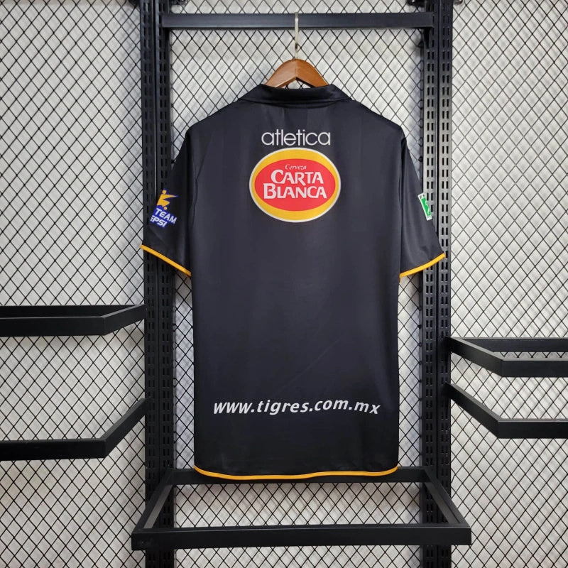 Camisa III Tigres Retrô | 03/04 Atletica - Preta e Amarela
