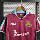 Camisa I West Ham Retrô | 99/01 Fila - Vermelha e Azul