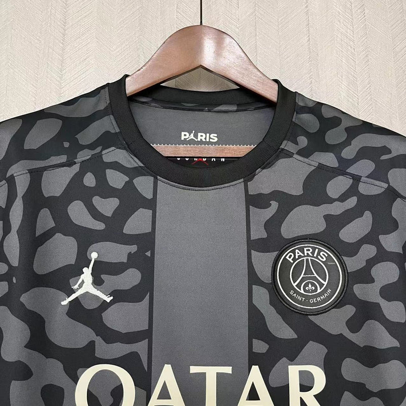 Camisa III PSG | 23/24 Torcedor Jordan - Preta