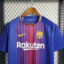 Camisa I Barcelona Retrô | 17/18 Nike - Vermelha e Azul