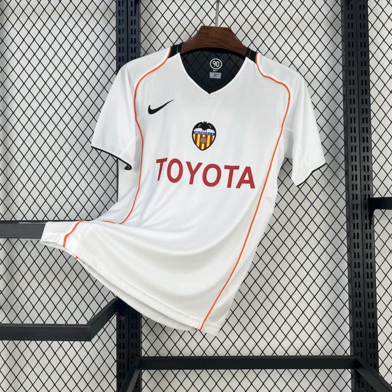 Camisa I Valencia Retrô | 04/05 Nike - Branca