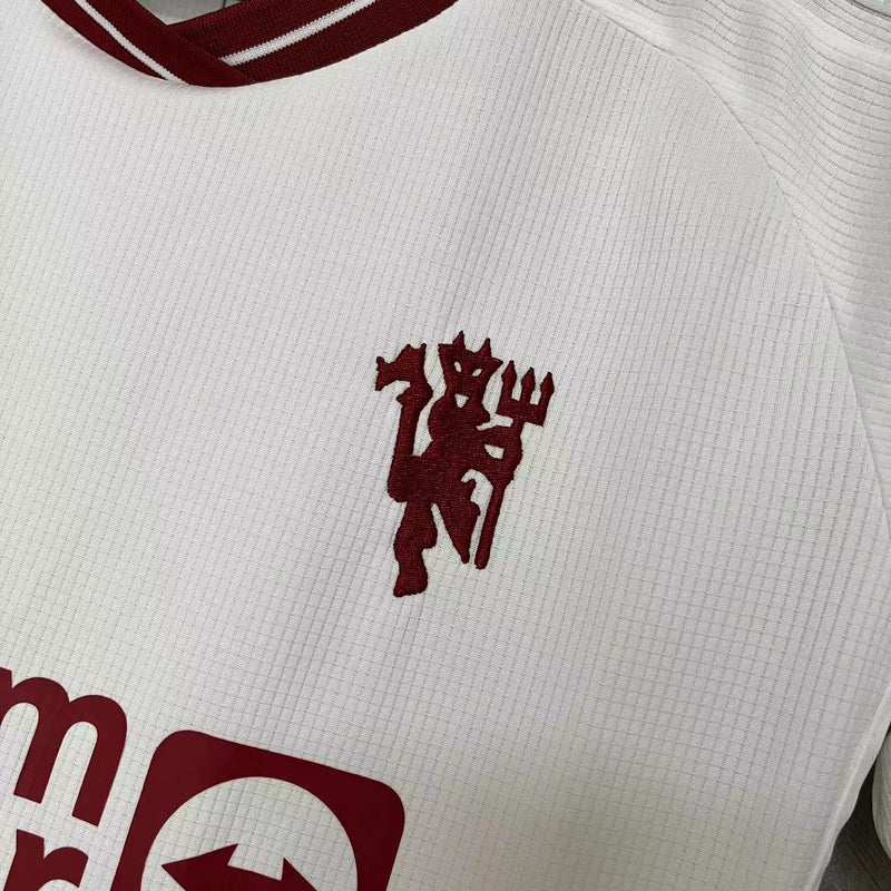 Camisa III Manchester United | 23/24 Torcedor Adidas - Branca - Feminina