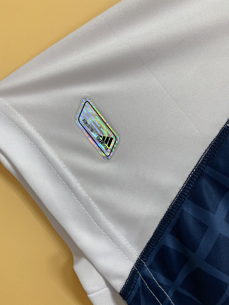 Camisa I LA Galaxy Retrô | 12/13 Torcedor Adidas - Branca Azul e Amarela