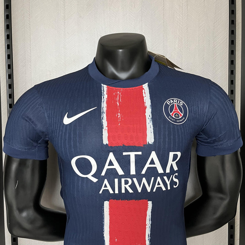 Camisa I PSG | 24/25 Modelo Jogador Nike - Azul e Vermelha