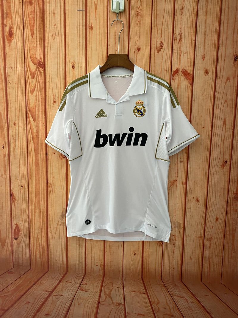 Camisa I Real Madrid Retrô | 11/12 Torcedor Adidas - Branca