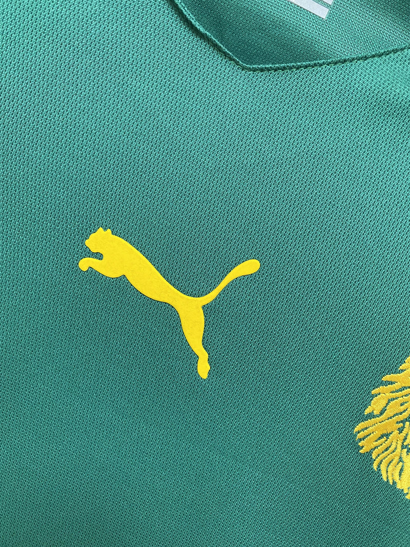 Camisa I Camarões Retrô | 2002 Torcedor Puma - Verde (Regata)