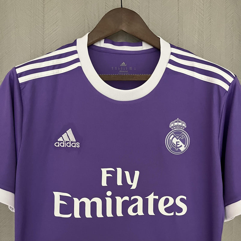 Camisa II Real Madrid Retrô | 16/17 Adidas - Roxa