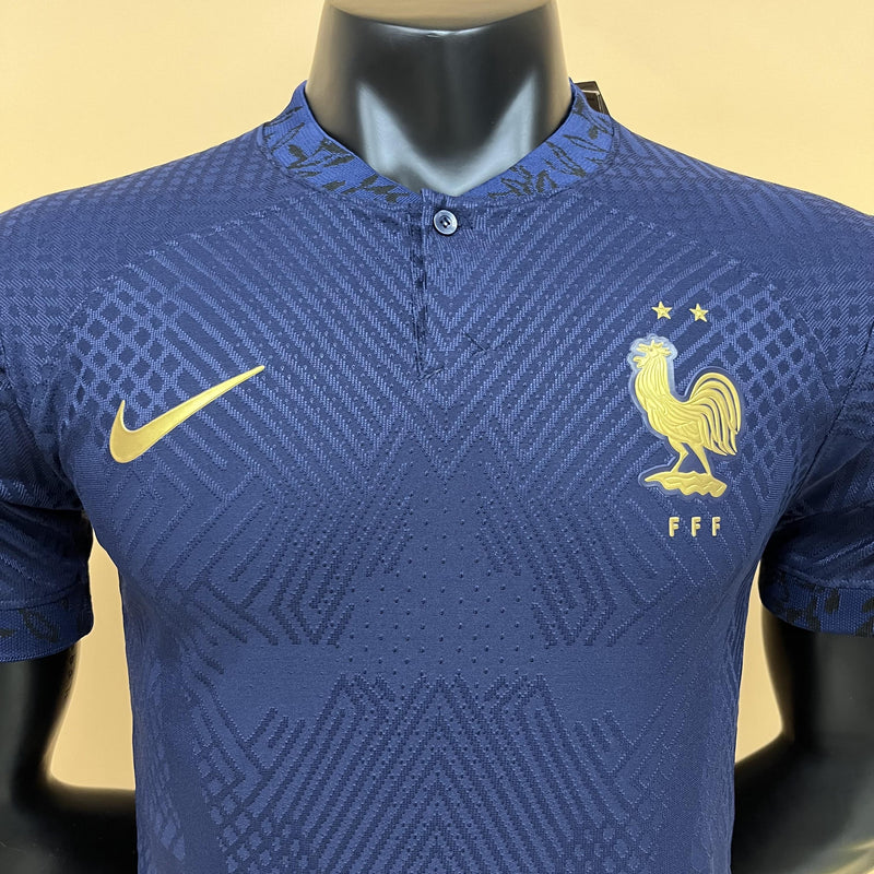Camisa I França | 22/23 Modelo Jogador Nike - Azul