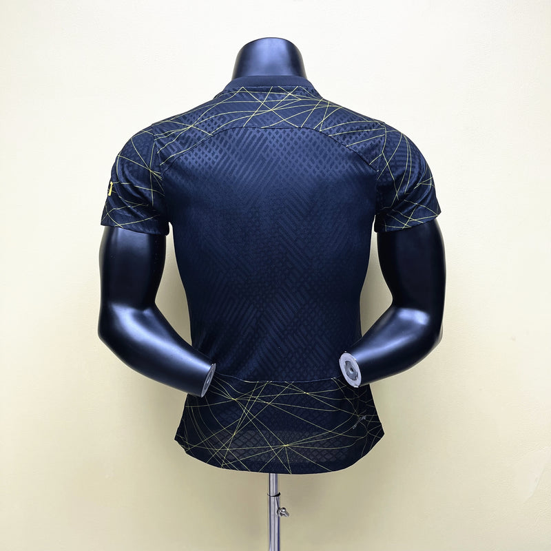 Camisa IV PSG | 22/23 Modelo Jogador Jordan - Preta e Amarela