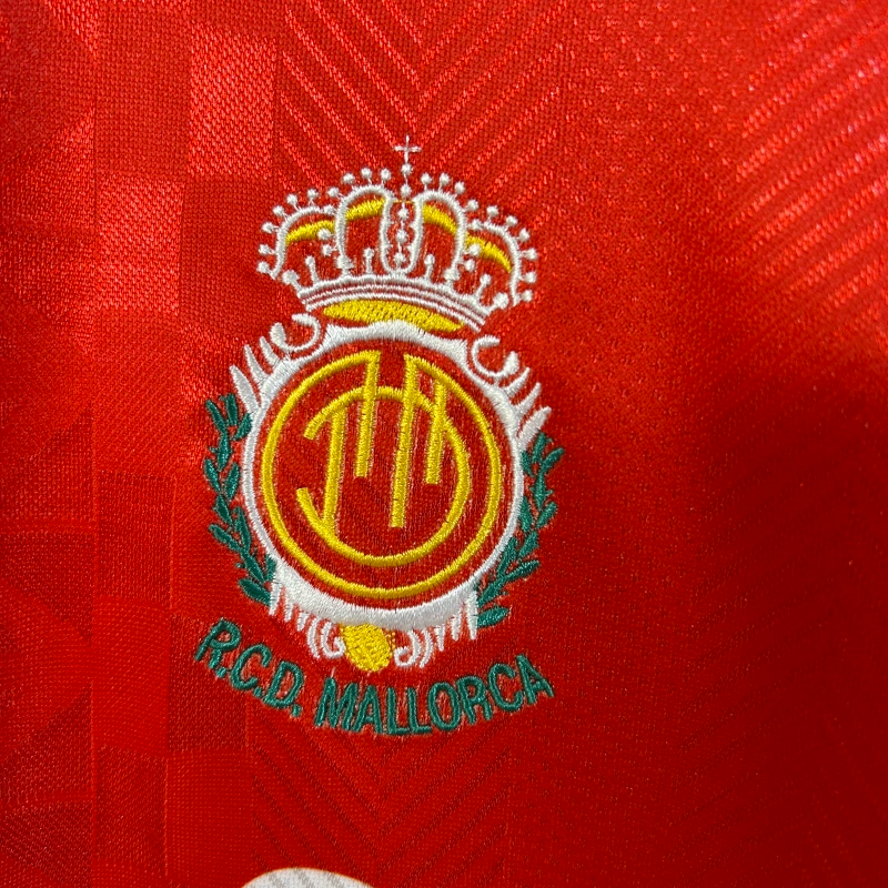 Camisa I Mallorca Retrô | 96/97 Tenth - Vermelha
