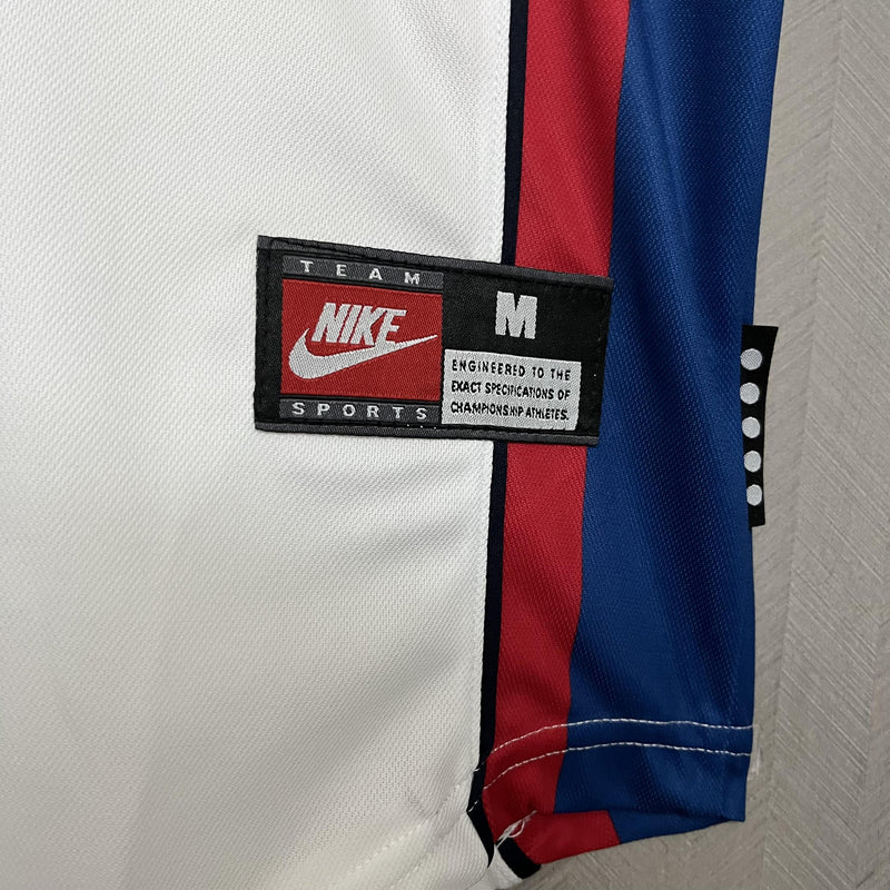 Camisa II Barcelona Retrô | 98/99 Torcedor Nike - Branca