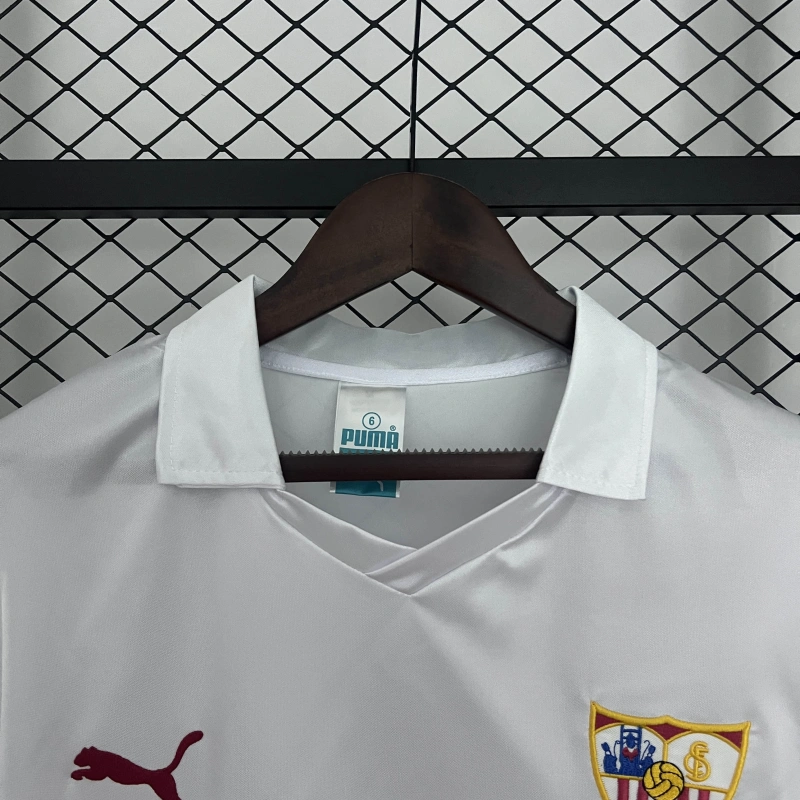 Camisa I Sevilla Retrô | 87/90 Puma - Branca