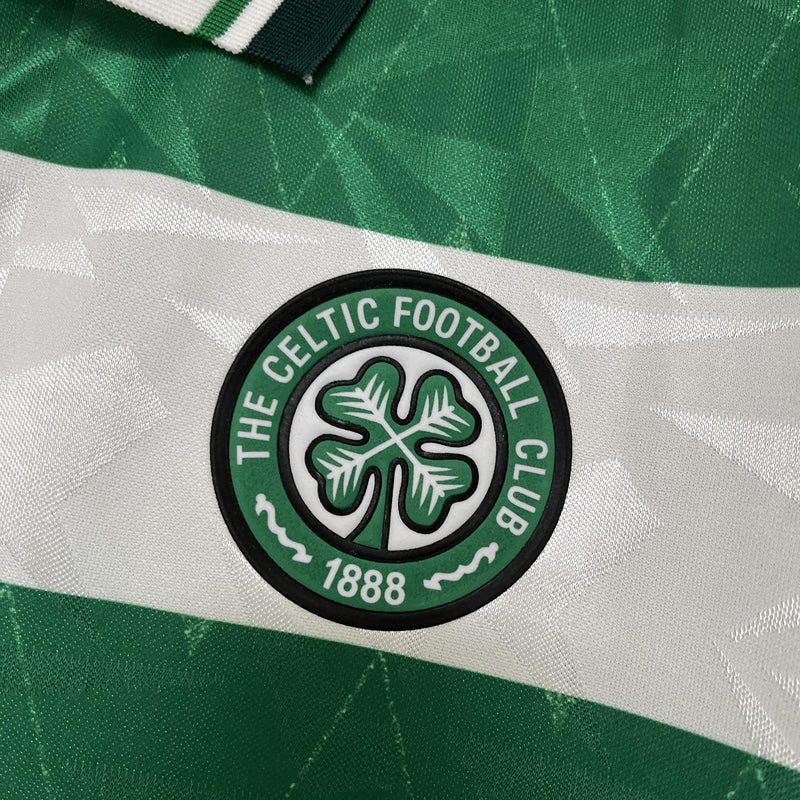 Camisa I Celtic Retrô | 89/91 Umbro - Verde e Branca