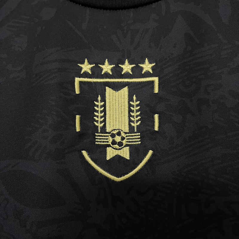 Camisa La Pulga Uruguai | 23/24 Torcedor - Preta