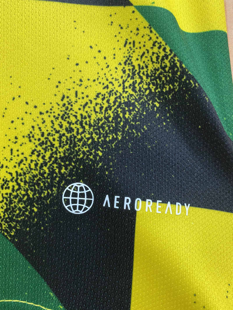 Camisa Pré Jogo Arsenal | 22/23 Torcedor Adidas - Verde Amarela e Preta