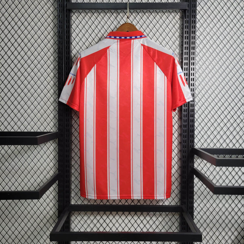Camisa I Atlético de Madrid Retrô | 95/96 Puma - Vermelha e Branca