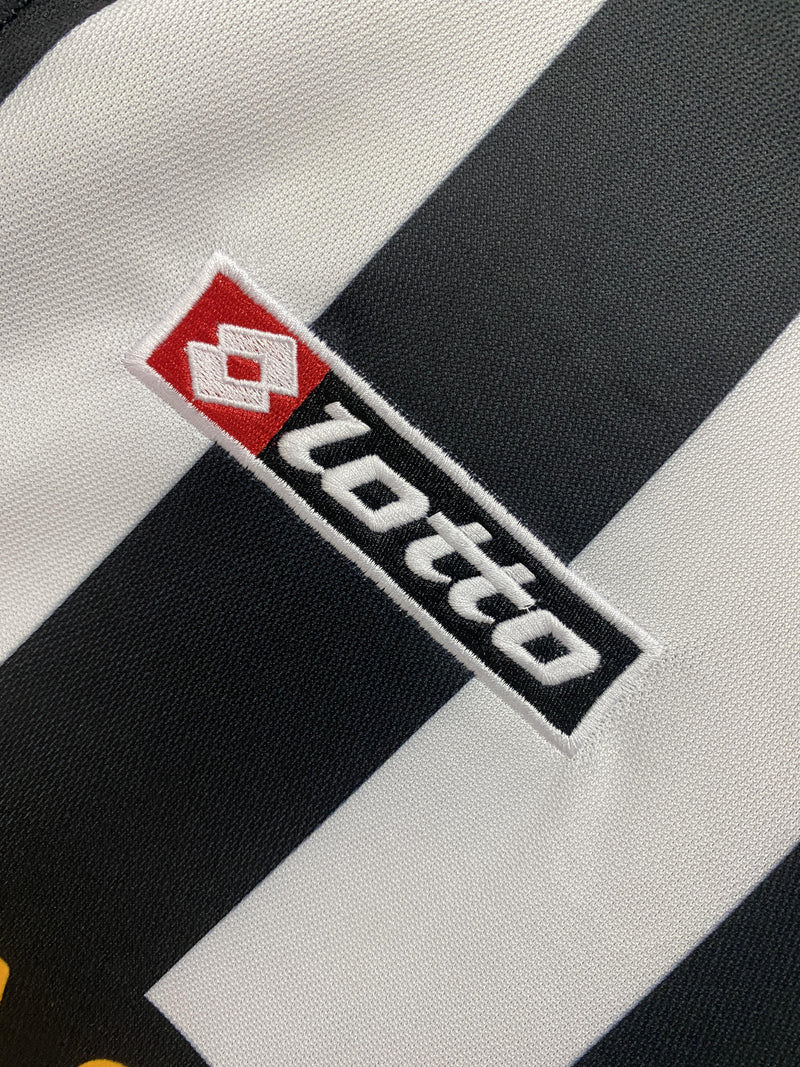 Camisa I Juventus Retrô | 01/02 Torcedor Lotto - Branca e Preta