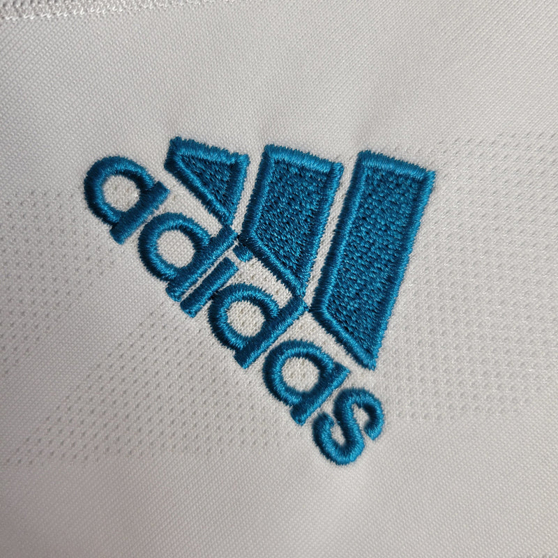 Camisa I Real Madrid Retrô | 16/17 Adidas - Branca - Manga Longa