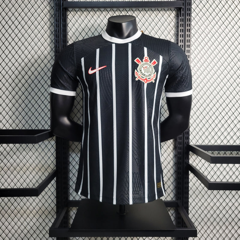 Camisa II Corinthians | 23/24 Modelo Jogador Nike - Preta e Branca