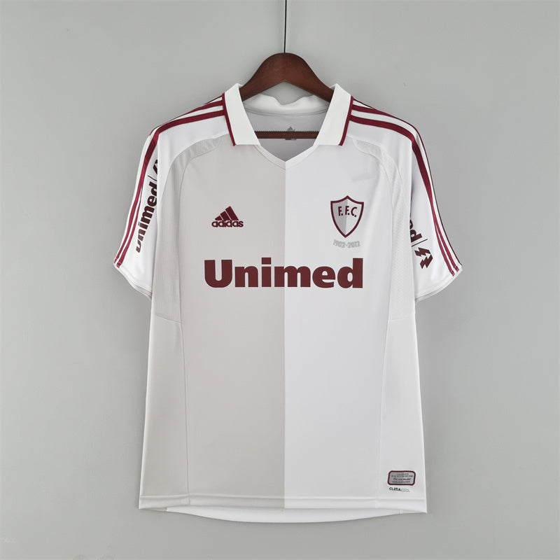 Camisa Aniversário Fluminense 110 anos Retrô | 12/13 Adidas - Branca
